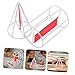 HORIALENCE 1 Set Geometric Models Set Cylinder Cone Volume Demonstrator with Metal Frame for Interactive Geometry Teaching Educational Tool for Elementary Math Comprehension