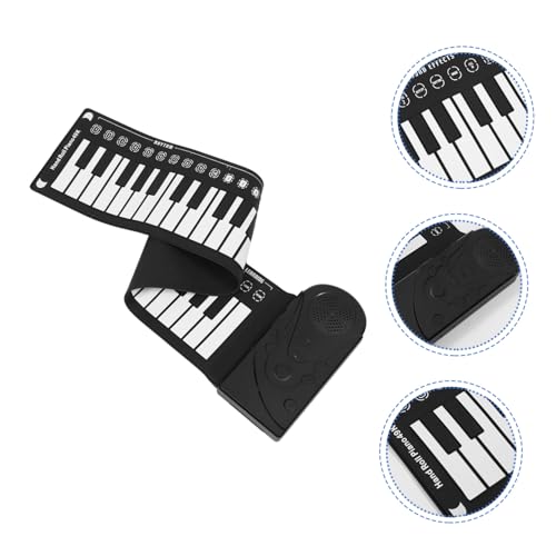 COSMEVIVI 1 Jeu Piano à 49 Touches Piano Éducatif Enroulable Pianos Roulés à La Main Piano à Clavier Abs Piano Pliable 49 Touches Pianos à Clavier Piano à Musique Enroulable Black Abdos - Les Beatles, Paul McCartney, John Lennon, RIngo Starr, George Harrison COSMEVIVI 1 Jeu Piano à 49 Touches Piano Éducatif Enroulable Pianos Roulés à La Main Piano à Clavier Abs Piano Pliable 49 Touches Pianos à Clavier Piano à Musique Enroulable Black Abdos – Image 8