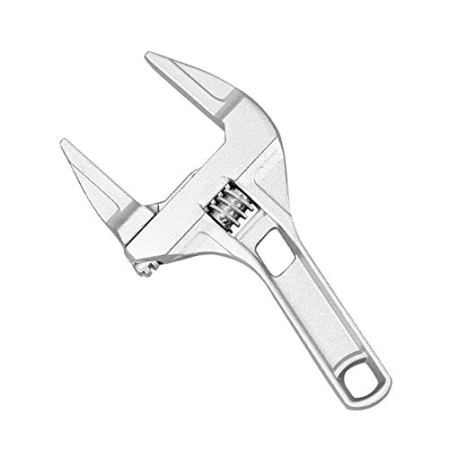 Universal Adjustable Wrench ,CocoX 9-70mm Short Shank Large Openings Ultra-thin Wrench ,Lightweight Aluminum Alloy Repair Tools for Bathroom, Washbasin, Tube Nut Disassembly