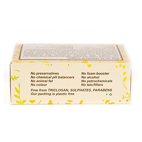 Anoya Scrub Fuller's Earth & Cocoa Butter Natural Handmade Soap,100 gm (Pack of 3)