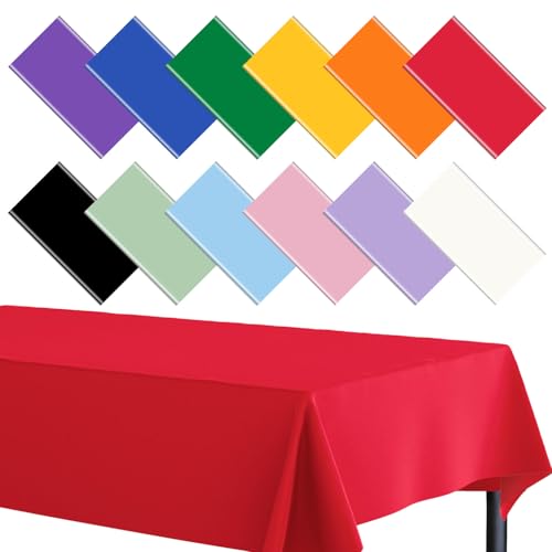 Vyntra Disposable Plastic Tablecloths 54"×108" Rectangle, Party Table Covers for Birthday, Wedding, Graduation & Baby Shower – Waterproof, Spillproof, Easy Clean (Yellow,4-Pack) - Image 5