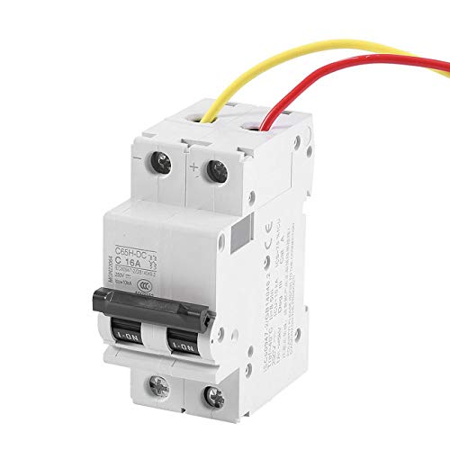 Circuit Breaker 2P 250V 16A Low-Voltage DC Miniature Circuit Breaker for Solar Panels Grid System Din Rail Mount