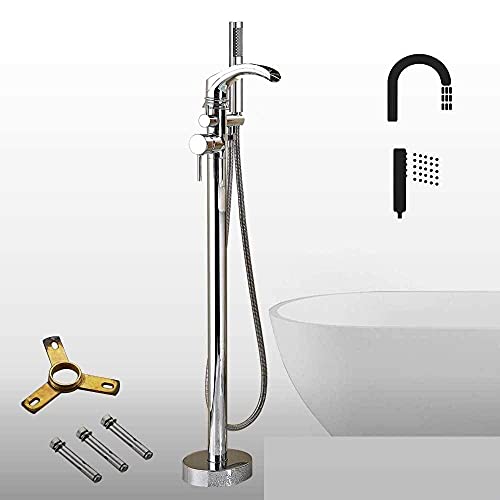 Robinet de baignoire autoportant cascade pour installer une baignoire îlot