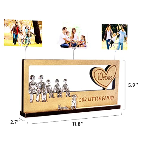 Eva Murmure 10 Year Wedding Anniversary Tin Gifts For Couple - Best 10Th Anniversary Tin Gifts For Him - Unique Best Idea Tin Aluminum Gift For Family, Home Decor #TOP5