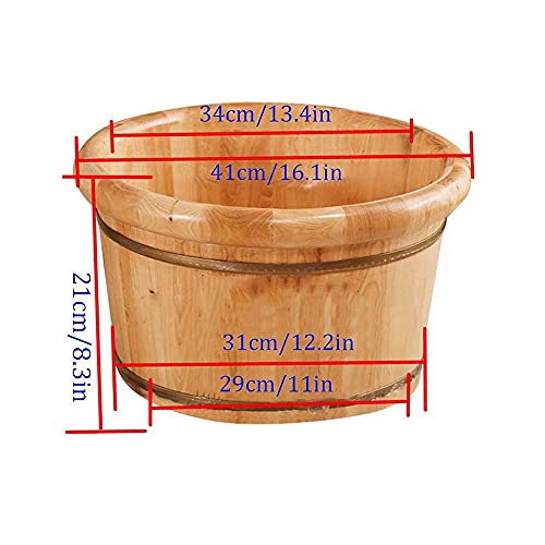 Cubeta de Madera para Baño de Pies miniatura 3