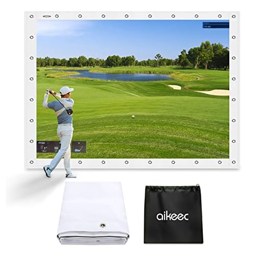 Aikeec Golf Simulator Impact Screen