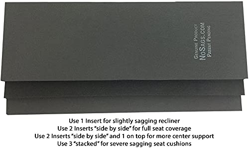 reclining sofa seat sagging