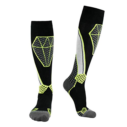Chaussettes de ski d'hiver respirantes et absorbantes en laine mérinos