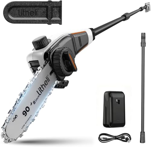 Litheli 20V Cordless Pole Saw