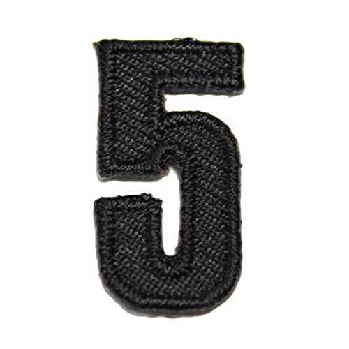 黒の星柄【480円～】お名前アイロンワッペン【刺しゅう】★数量限定★ Amazon.co.jp: ワッペン 黒 小さい数字 0 1 2 3 4 5 6 7 8 9