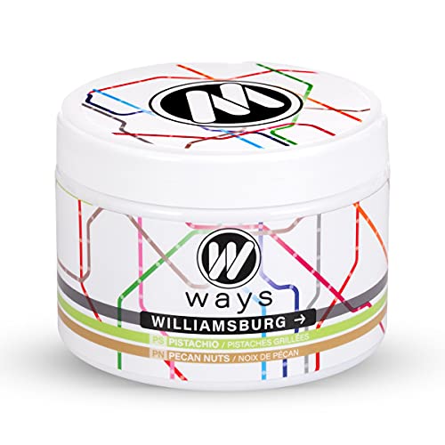 WAYS Williamsburg (Pistachos tostados, nueces e) - pasta aromatizada para narguile, sin tabaco ni nicotina Cover