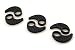 Silicone Ear FINS for JAYBIRD BLUEBUDS X 3 Pairs (Medium)