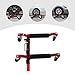 DYRABREST Car Wheel Dolly, 1500 Lbs Capacity Car Jack Dolly, Wheel Jacks for Cars, Vehicle Positioning Hydraulic Tire Jack, Heavy Duty Ball Bearings Skate for Vehicle Car Auto Repair Moving