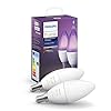 Philips Hue kaarslamp – wit en gekleurd licht – 2-pack