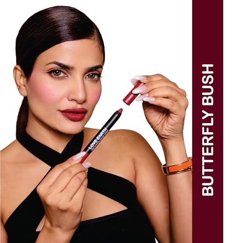 Image of Love Earth Crayon Lipsticks 1.O Matte Finish Combo Kit | Lightweight, Non-Lasting, Non-Transfer,Smudge Proof, Creamy Matte Lipstick Set | Multicolor Crayon Lipsticks - (3.5g X 5) 17.5gm