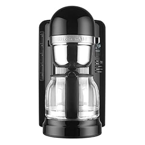 KitchenAid KCM1204OB 12 Cup Coffee Maker with One Touch Brewing Onyx Black