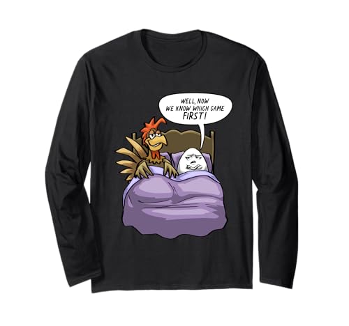 Funny Chicken Egg Chicken Came First Humor Broma Bird Manga Larga