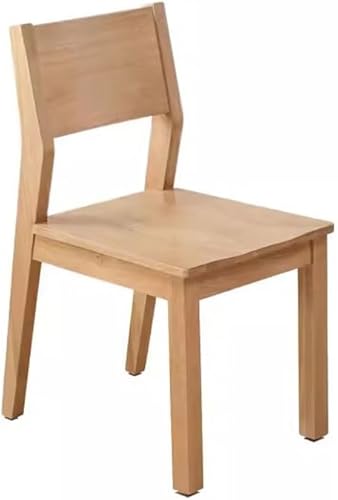 Silla de oficina moderna simple comedor Silla de madera Silla de ocio familiar Silla de oficina sin brazos Color Color de maderaColor nogal Silla de