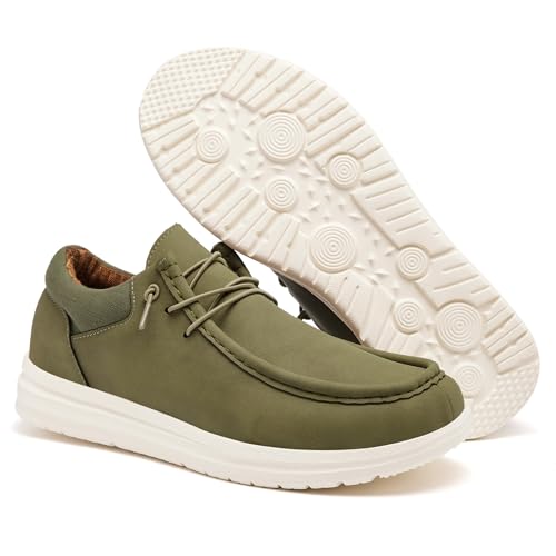 Image of FW FRAN WILLOR Mens Wide Shoes Width Toe Box Slip-on Loafers Casual Walking Shoes for Men