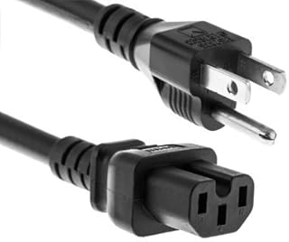 Long 10 ft AC Power Cord NEMA 5-15P to IEC C15 for SAMSUNG PN51F5300AF