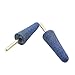 TMAX 5 pc Mounted Stone Point Blue Aluminum Oxide Abrasive Grinding 1 Inch Diameter 2-3/4 Inch Long, 1/4 Inch Shank
