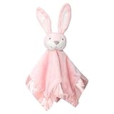 Zooawa Baby Security Blanket, Soft Stuffed Animal Bunny Plush Security Blanket Soothing Toy for Baby Toddles Kids, Rabbit