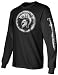 LongSleeve T-Shirt Molon w Sleeve Print Black - XL
