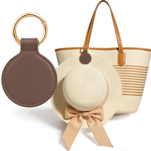 Niveaya Magnetic Hat Clip for Travel on Bag, Secure Hat Holder, Coffee