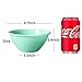 Youngever 32 ounce Plastic Bowls, Large Cereal Bowls, Large Soup Bowls, Set of 9 (9 Coastal Colors)