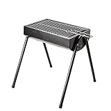 FEANG Grill BBQ Grill Folding Tragbare Holzkohle Barbecue Grills Outdoor Edelstahl Raucher BBQ Werkzeuge Zubehör Kochgeschirr Grillwerkzeug