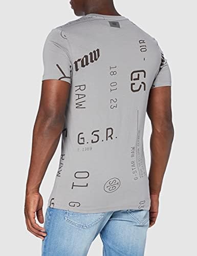 تي شيرت رجالي من G-Star Raw D19869 - تي شيرت S فحمي اكستريم C334-c547 :  Amazon.ae: موضة