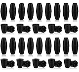 50 Sets Bead Barrel Connectors, Plastic Breakaway Clasps Breakaway Safety Clasps for Lanyard Jewelry