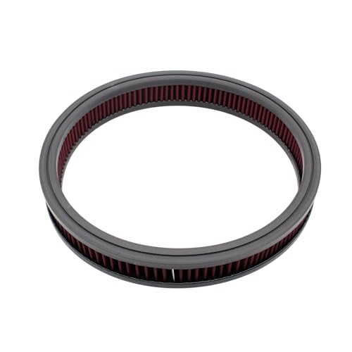 Filtre à air rond HUIOP en coton lavable durable pour boîtier 14 pouces