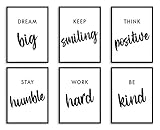 L & O Goods Inspirational Wall Art Décor for Office, Living Room, Home| Motivational & Positive...
