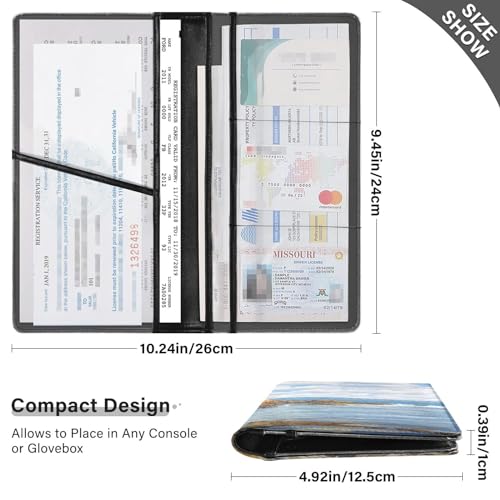 Organizador De Documentos Compacto PU miniatura 2
