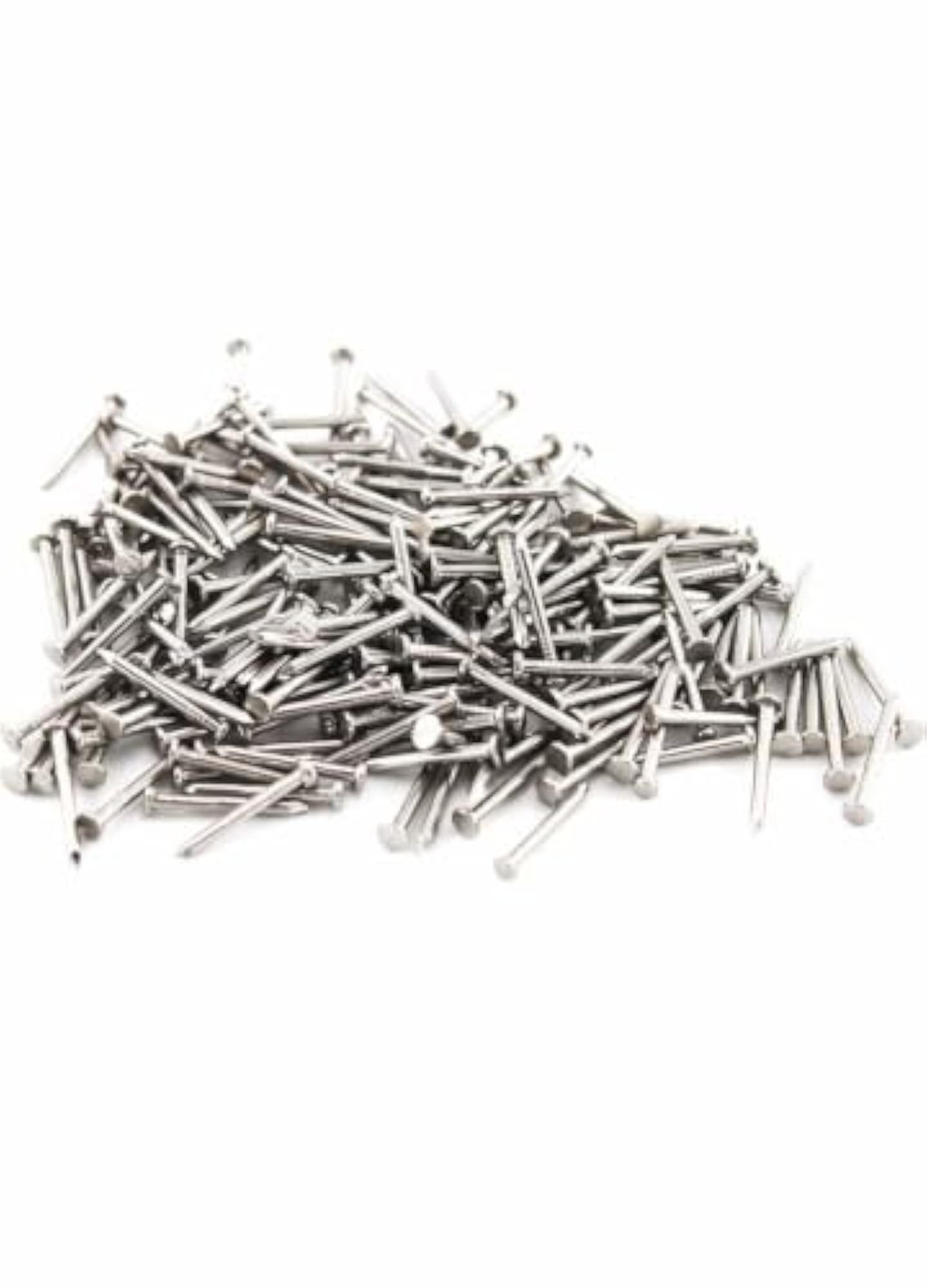 Stainless Steel Glossy Wall Nails, 0.5 Inch, 500 pcs