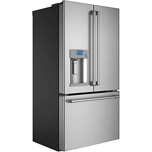 Cafe CYE22TP2MS1 22.2 cu. ft. Smart French Door Refrigerator in Stainless Steel, Counter Depth and ENERGY STAR on Fridge.com