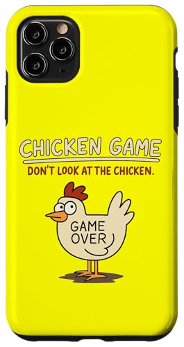 Chicken Game Don't Look at The Chicken Meme Kids Christmas Coque pour iPhone 11 Pro Max