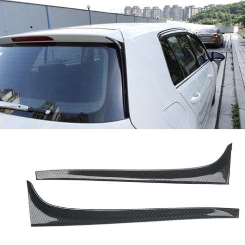 Ailerons latéraux de lunette arrière en ABS noir pour Golf, pack de 2 pièces - 5