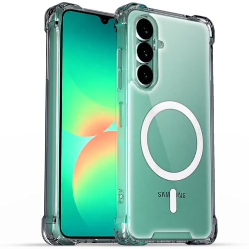 Image of Amazon Basics Back Cover for Samsung Galaxy A27 5G / M47 5G Mag-Safe Shockproof PC + TPU Protective Case Magnetic Support Bumper Case (Transparent Mag-Safe)