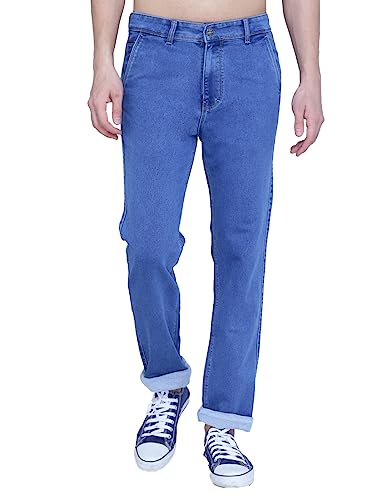 Image of Mid Waist Heavy Weight Stretchable Denim Material Front Cross Pocket Comfort Fit Jeans Pant for Men