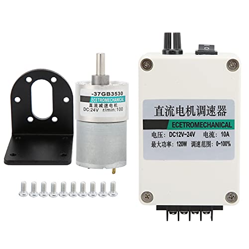 Moteur à courant continu XD37GB3530 100rpm avec support et régulateur pour micro-moteur