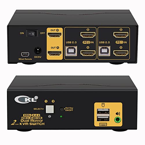List of Top Ten Best Kvm Switch For Dual Monitors [Top Picks 2023 Reviews]