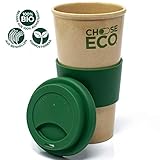 mehrwegbecher kaufen schweiz ✅ UMWELTFREUNDLICH & NACHHALTIG: Der ChooseEco Kaffe To Go Becher wird aus 100% natürlichen Rohstoffen hergestellt. Er enthält kein Melamin und ist 100% plastikfrei, geschmacksneutral, wiederverwendbar, spülmaschinenfest & kompostierbar.