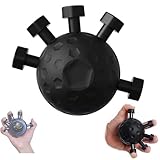 KnjoFly Finger Grip Strengthener, 2025 Upgraded Hand Grip Strengthener Finger Exerciser, Finger Exerciser Gripper, Adjustable Hand Grip Strengthener (Black)