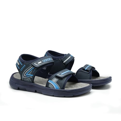 Image of ASIAN Mens VIRAT-01 Casual Sandals with adjustable velcro closure for easy wear with flexible fitting and trendy and stylish looks ideal for everyday use for mens as well as boys