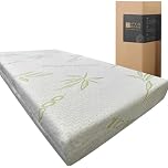 iSTYLE MODE BETTER HOME CHOICE 2" Bamboo Memory Foam Mattress Topper For Single Bed, Removable Zip Cover With 5Cm Extra Soft Antibacterial Hypo Allergenic Memory Mattress Topper - 90cm x 190cm + 5cm