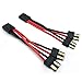 2PCS RC Battery Harness Parallel Connection Adapter Connector Cable Wire Adapter for Traxxas Slash / Rustler / Stampede / Bandit / E Revo