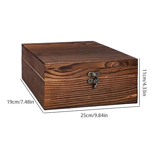 Vasos de whisky de cristal con caja de madera de regalo para cristalería de salón 3
