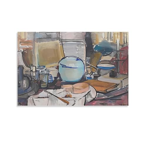 MUYIHANG Imagen colgante individual abstracta oficina en casa sin marco arte mural El arte de abstracción Unframe-The Art of Abstraction 08 x 12 pulgadas (20 x 30 cm)